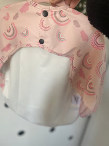 Long Sleeve Weaning Bib & Matching Bag "Raine boho"