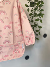 Load image into Gallery viewer, Long Sleeve Weaning Bib &amp; Matching Bag &quot;Raine boho&quot;
