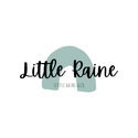 Little Raine & Co Logo. Weaning Bibs, Long Sleeve bibs, Sensory Bibs, Messy Play bibs