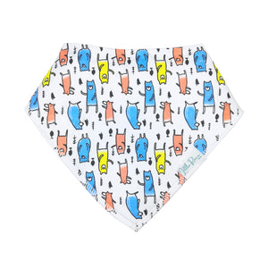 Organic Baby Bandana Dribble Bibs "You're Beary Awesome"