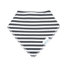 Load image into Gallery viewer, Organic Baby Bandana Dribble Bibs &quot;Earn Your Stripes&quot;
