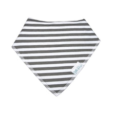 Load image into Gallery viewer, Organic Baby Bandana Dribble Bibs &quot;Earn Your Stripes&quot;
