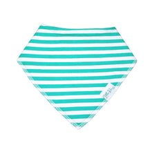Load image into Gallery viewer, Organic Baby Bandana Dribble Bibs &quot;Earn Your Stripes&quot;
