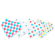 Load image into Gallery viewer, Organic Baby Bandana Dribble Bibs &quot;The Inside Scoop&quot;
