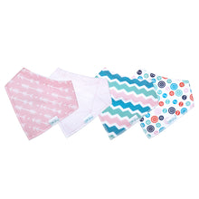 Load image into Gallery viewer, Organic Baby Bandana Dribble Bibs &quot;Cute as a Button&quot;
