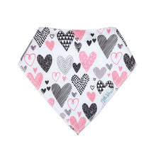 Load image into Gallery viewer, Organic Baby Bandana Dribble Bibs &quot;Heart To Get&quot;
