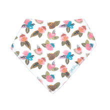 Load image into Gallery viewer, Organic Baby Bandana Dribble Bibs &quot;Bloom&quot;
