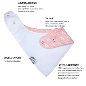 Organic Baby Bandana Dribble Bibs "Desert"