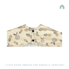 Load image into Gallery viewer, Long Sleeve Weaning Bib &amp; Matching Bag &quot;Pineapple of my Eye&quot;
